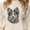 Beautiful Australian Shepherd Illustration