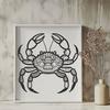 Beautiful Crab In SVG - For Free Download, Commercial Use