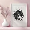 Unique Dragon Decal In PNG For Free Download