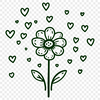 Stunning Flower In SVG For Free Download