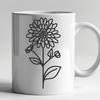 Stunning Chrysanthemum In SVG & DXF