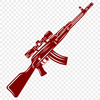 Free Rifle In SVG, PNG, PDF And DXF File Formats - Free