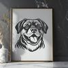 Beautiful Rottweiler - Craft SVG