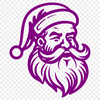 Beautiful Santa Vector Drawing In PNG For Free Download