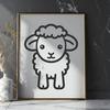 Free Sheep Decal - Free PDF Download