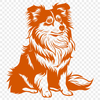 Sitting Dog Clip Art - Free DXF