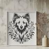 Ornate Shetland Sheepdog - DXF Format