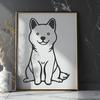 Free Shiba Inu Files For Digital Download In SVG Format