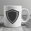 Scalable Vector Shield Icon in High-Resolution SVG Format A digital representation of a shield, created using scalable vector graphics (SVG).