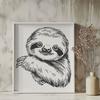 Stunning Sloth - Cricut SVG