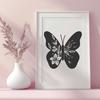 Artistic Butterfly - PNG Format