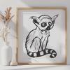 Free Free Lemur - Free SVG Download, Commercial Use