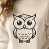 Cute Owl In SVG & PNG