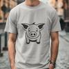 Standing Pig Vector Image - Free DXF