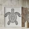 Creative Sea Turtle In SVG - Free Download