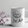 Sitting Shih Tzu - DXF