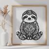 Unique Sloth Design SVG - Free Download