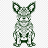 Unique Dog Decal PNG - Free Download