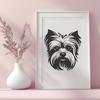 Stunning Dog Digital Art - Free DXF