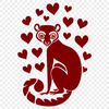 Lemur Image In SVG, PNG, PDF And DXF File Formats