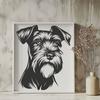 Miniature Schnauzer In SVG File Format