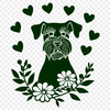 Unique Miniature Schnauzer Vector Craft File