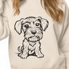 Free Unique Miniature Schnauzer Vector Craft File DXF - Commercial Use