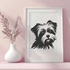 Stunning Morkie In DXF - For Free Download, Commercial Use