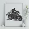 Beautiful Motorbike - Cricut DXF