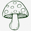 Stunning Mushroom SVG - For Cricut Project