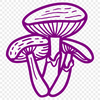 Artistic Mushroom In SVG Free Commercial Use Download