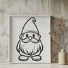 Standing Knome Image - Free DXF