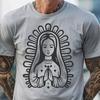 Artistic Virgin Mary - Laser Engraver PNG