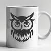 Stunning Owl In PDF & PNG