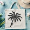 Beautiful Palm Tree In SVG - For Free Download, Commercial Use