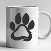 Free Stunning Paw - Free DXF Download, Commercial Use