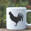 Vector Chickens Design A digital illustration of a full body chicken, suitable for graphic design and crafting projects.