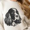 Stunning Cocker Spaniel - Laser Engraver SVG