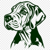 Creative Great Dane In SVG