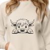 Creative Highland Cow Drawing - Free DXF