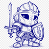 Free Knight Printable Artwork - Free PNG