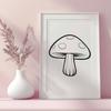 Unique Mushroom In SVG Format - Free Download