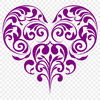 Ornate Love Heart - For Sublimation Project