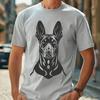 Beautiful Doberman Pinscher - Laser Cutter PNG