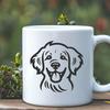 Stunning Golden Retriever In SVG & DXF