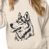 Creative Husky - Glowforge PNG