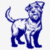 Creative Miniature Schnauzer Vector Drawing - Free SVG Download