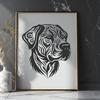 Ornate Rottweiler - DXF Format