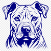 Pitbull In DXF Format - Free Commercial Use License