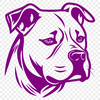 Stunning Pitbull - For Glowforge Project